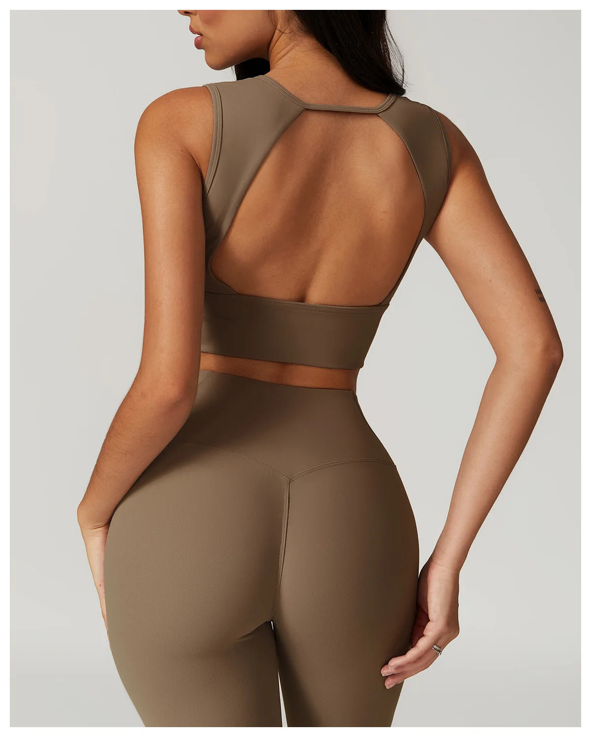 Breathable Padded Yoga Push Up Top