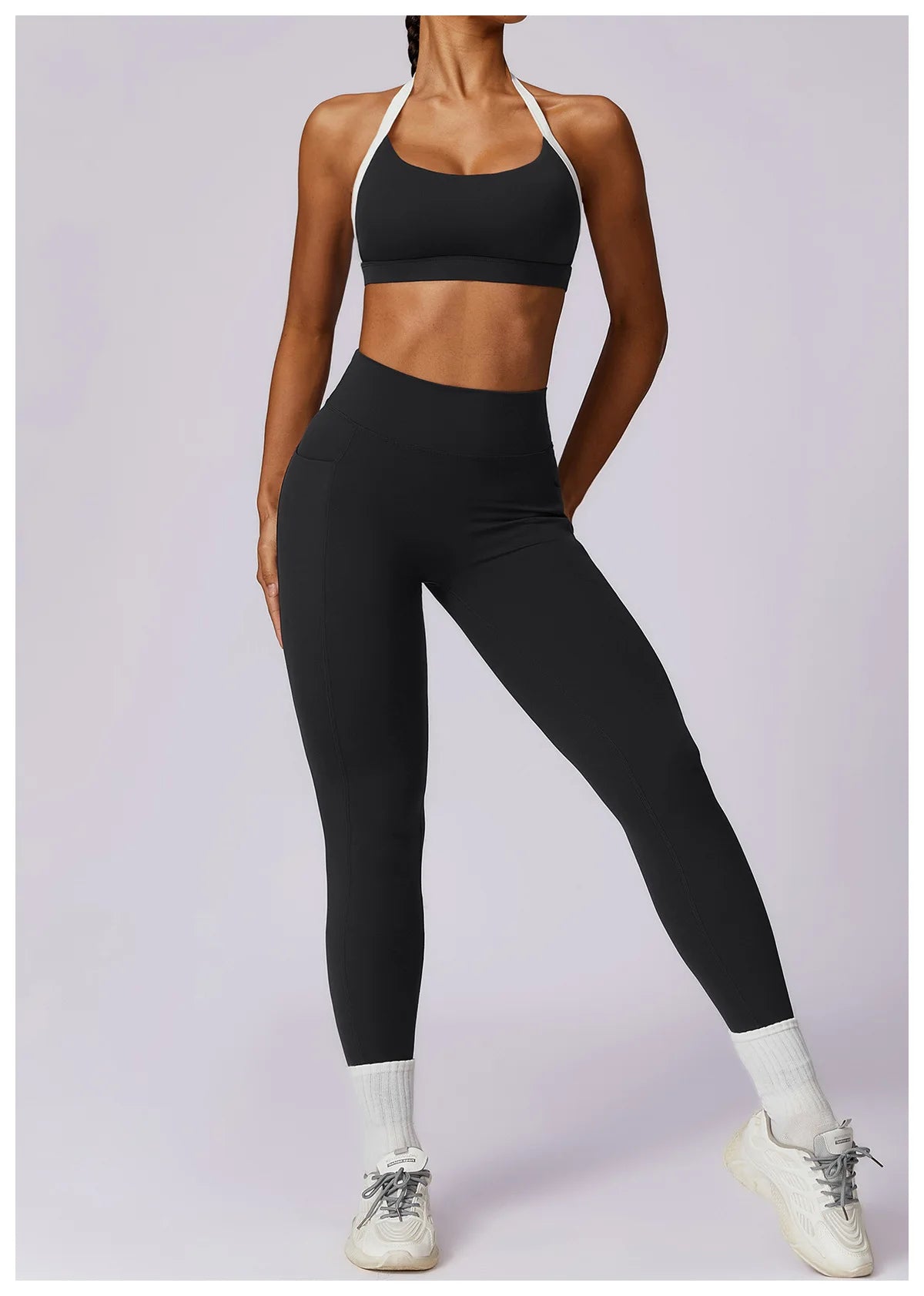 Elegant Yoga Set with Top Option