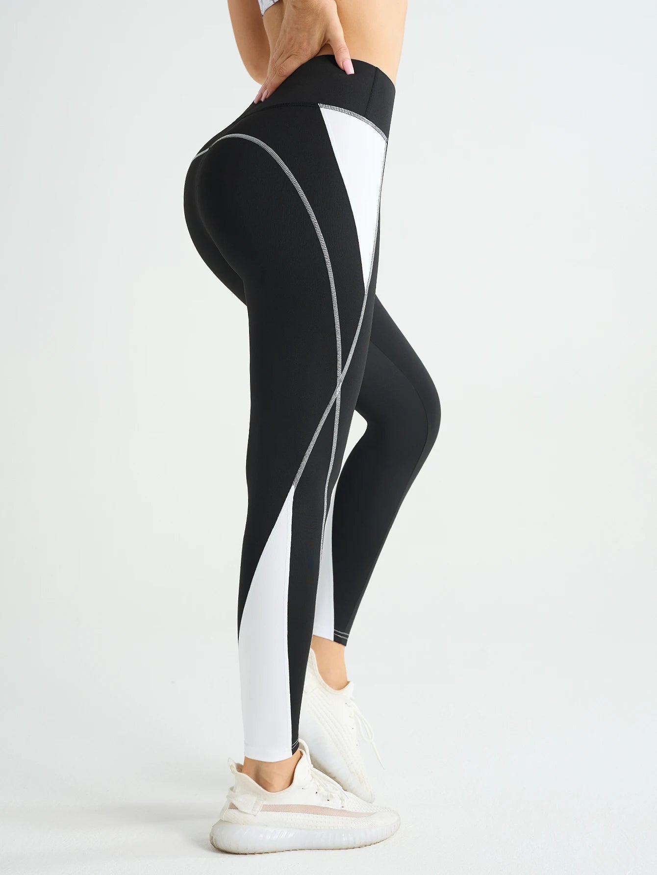 High Waist Splicing Multi Color Yoga Leggings
