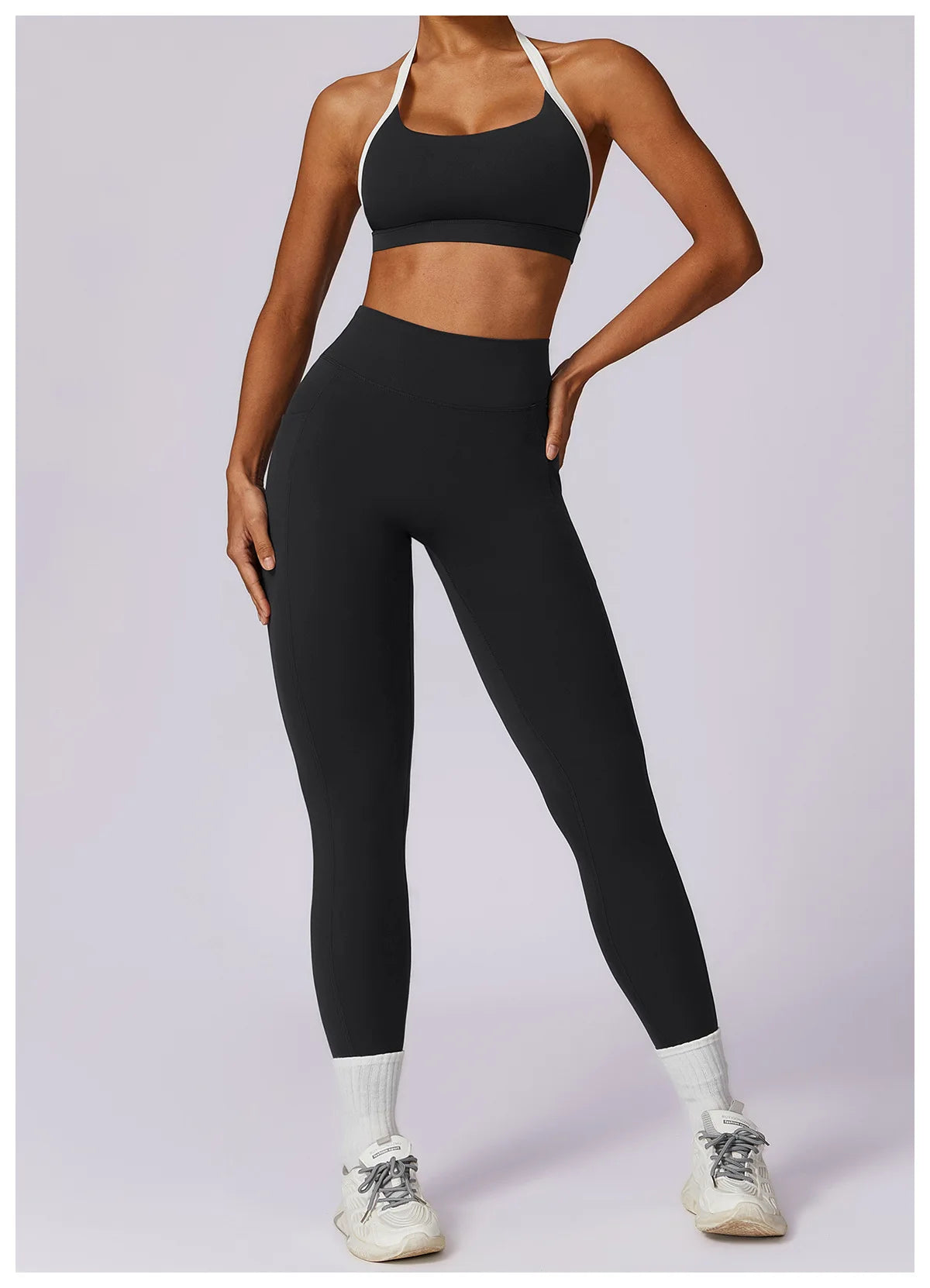 Elegant Yoga Set with Top Option