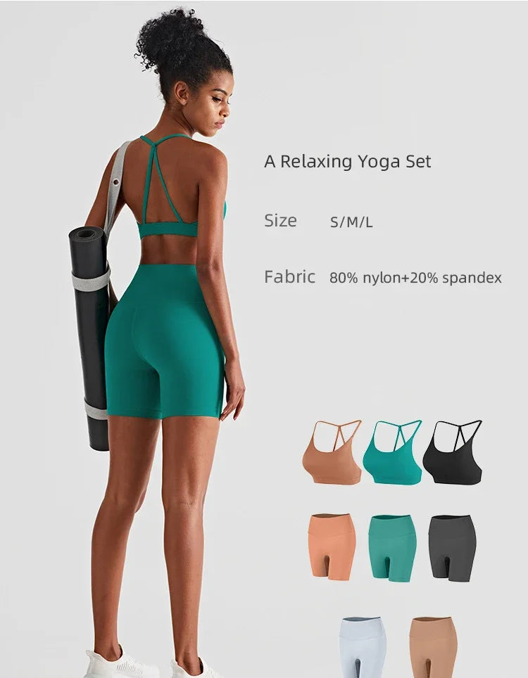Yoga Shorts Set