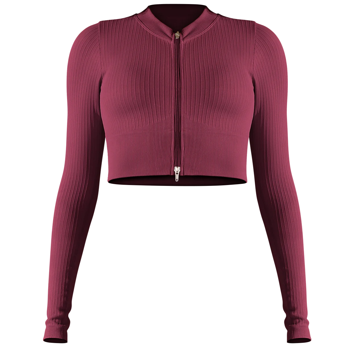 Zip Front Track Top