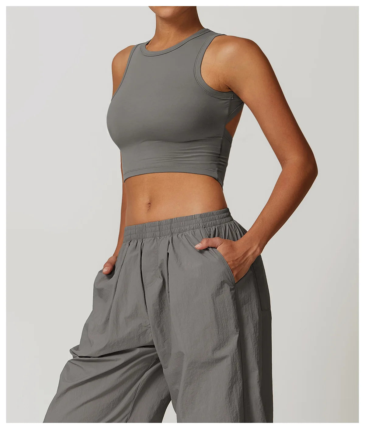 Simple Sleeveless Push up Top