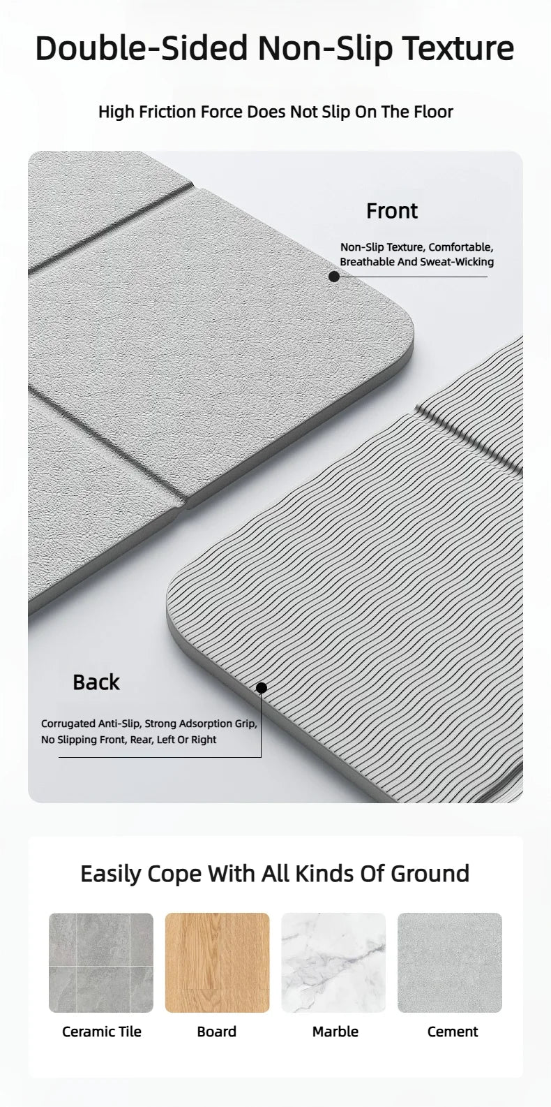 Foldable Eco-Friendly Yoga Mat