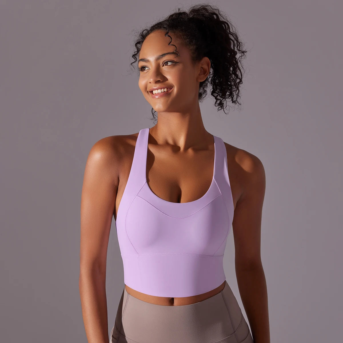 Sexy Simple Nylon Yoga Top