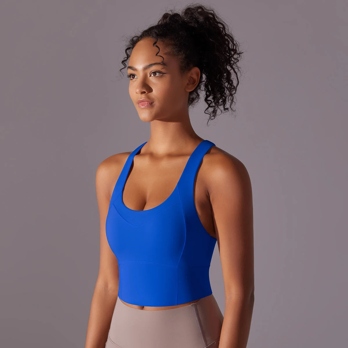 Sexy Simple Nylon Yoga Top