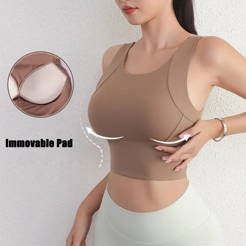 High Support Sports Yoga Crop Top