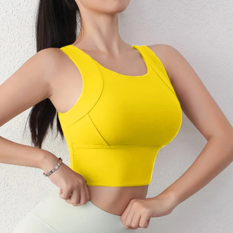 High Support Sports Yoga Crop Top