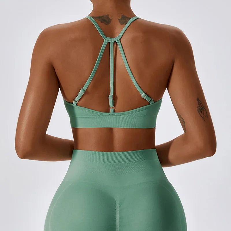 Sexy Open Back Yoga Top