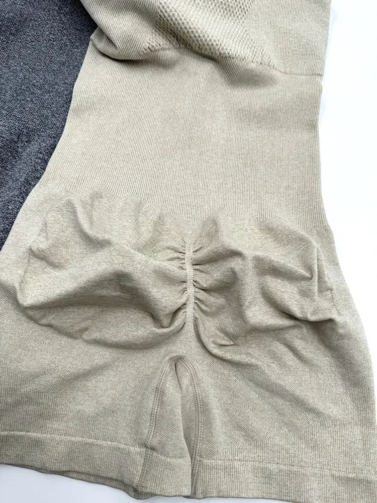 Seamless Hip-lifting Yoga Jumpsuit with Straps