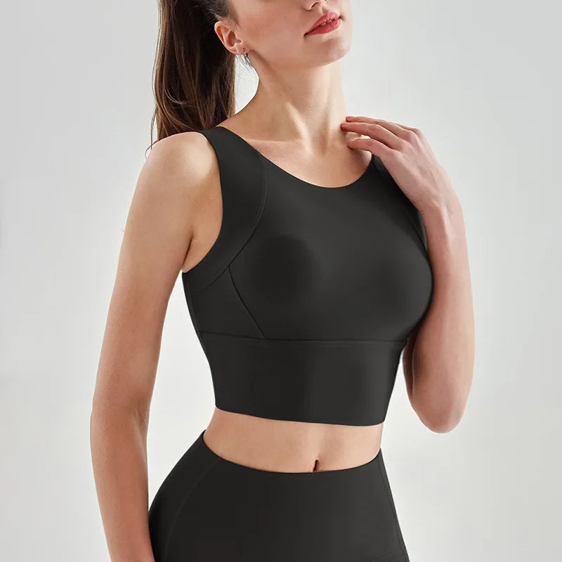 High Support Sports Yoga Crop Top