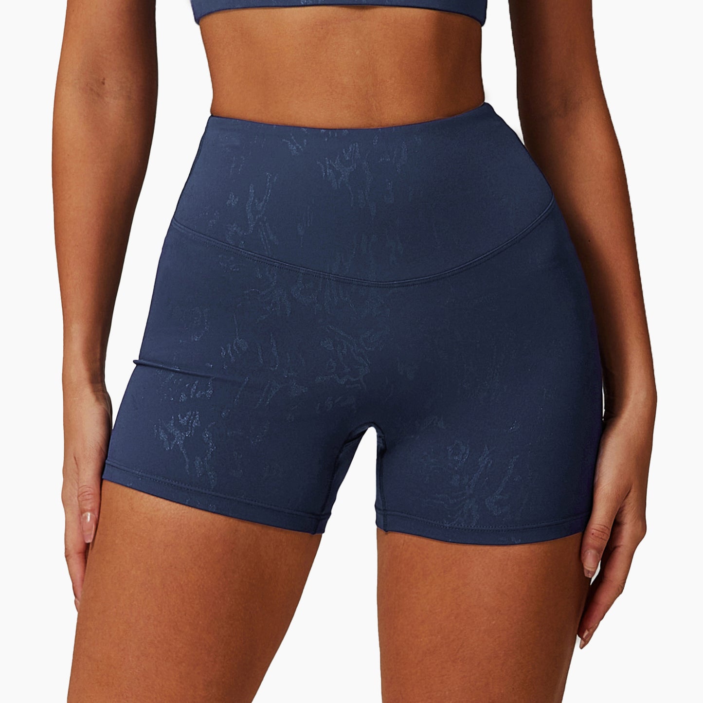 Casual Bronzing Yoga Shorts