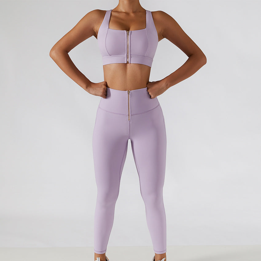 Yoga Back Bra Yoga Pants Set