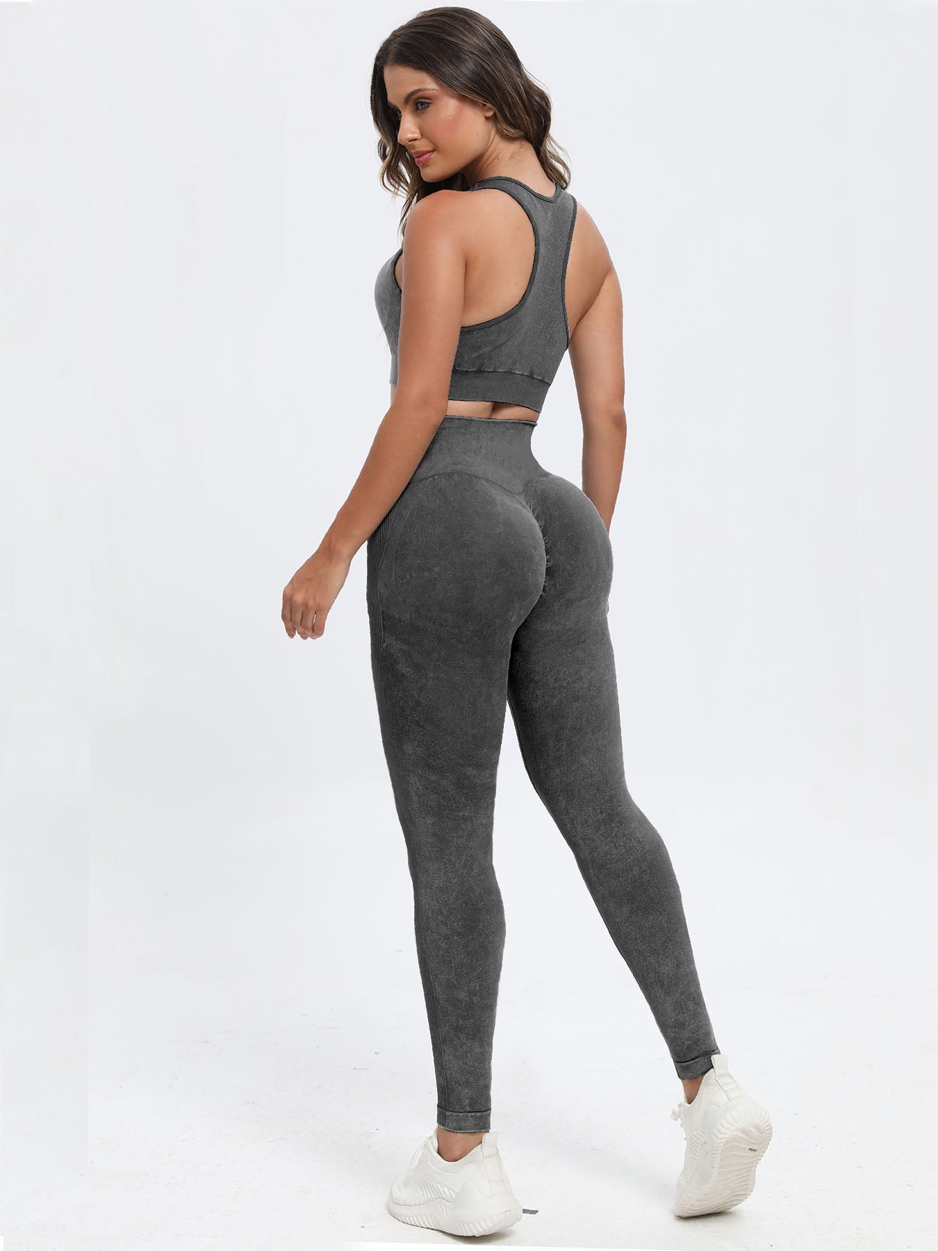 Wide Strap Yoga Top and Pants Set