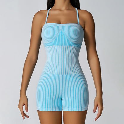 Hip Raise Skinny Waist-tight Yoga Jumpsuit