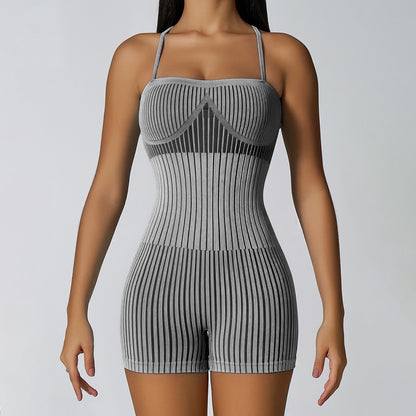 Hip Raise Skinny Waist-tight Yoga Jumpsuit