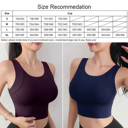 High Support Sports Yoga Crop Top