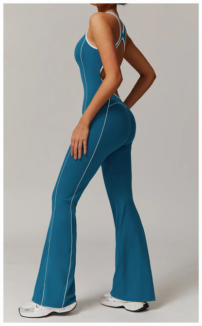 Trendy One-Piece Yoga Suit