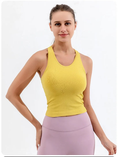 Yoga Tank Top, Ribbed