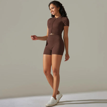 Short Sleeve 2-Piece Yoga Kit
