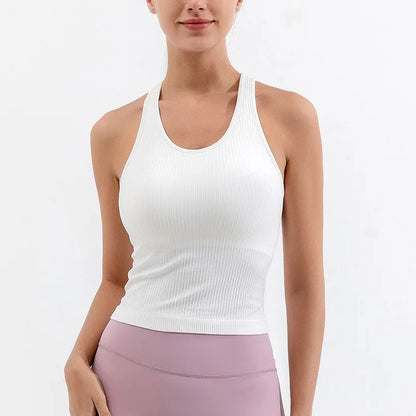 Yoga Tank Top, Ribbed