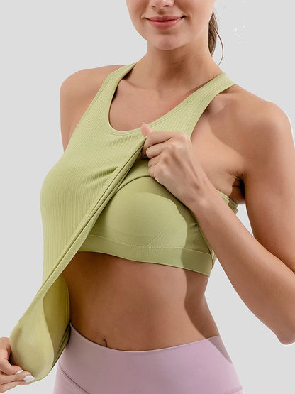 Yoga Tank Top, Ribbed