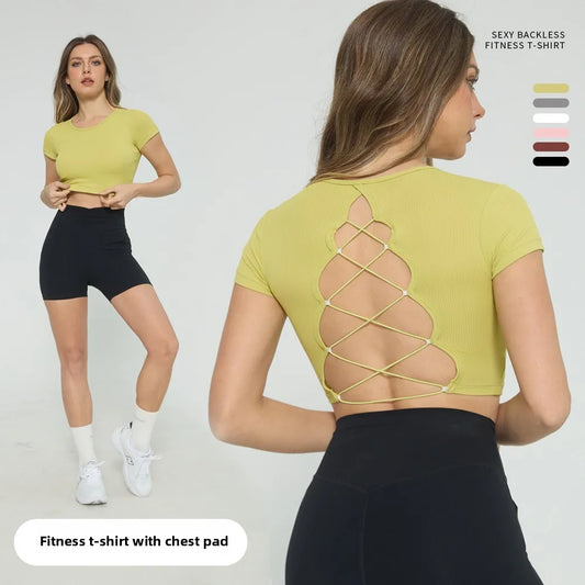 Hollow-back Yoga Top