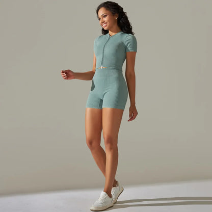 Short Sleeve 2-Piece Yoga Kit